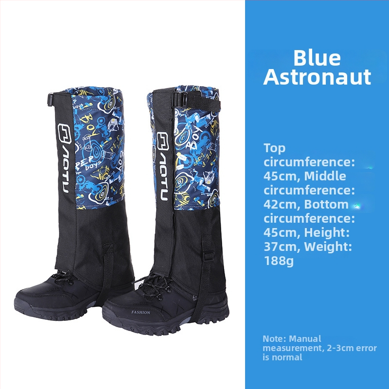 Vaikų nailoniniai blauzdos apsaugos slidinėjimui, atsparūs vandeniui, smėliui, pritaikomi, išoriniai kojų gaubteliai