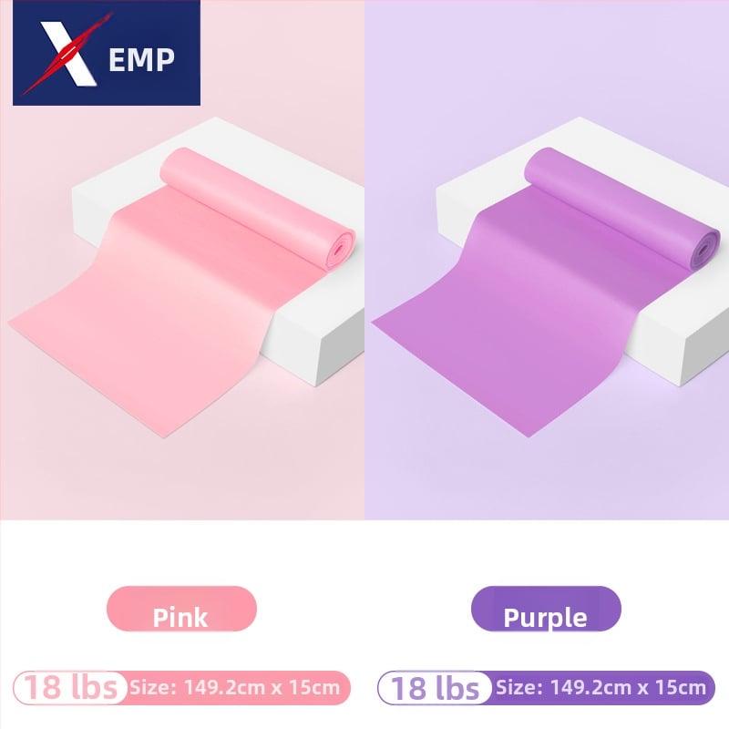 Shanpu A1V50 Elastinga atsparumo juosta kojų ištempimui, pečių ir nugaros treniruotės, krūtinės ir klubų treniruotės, jogos juosta