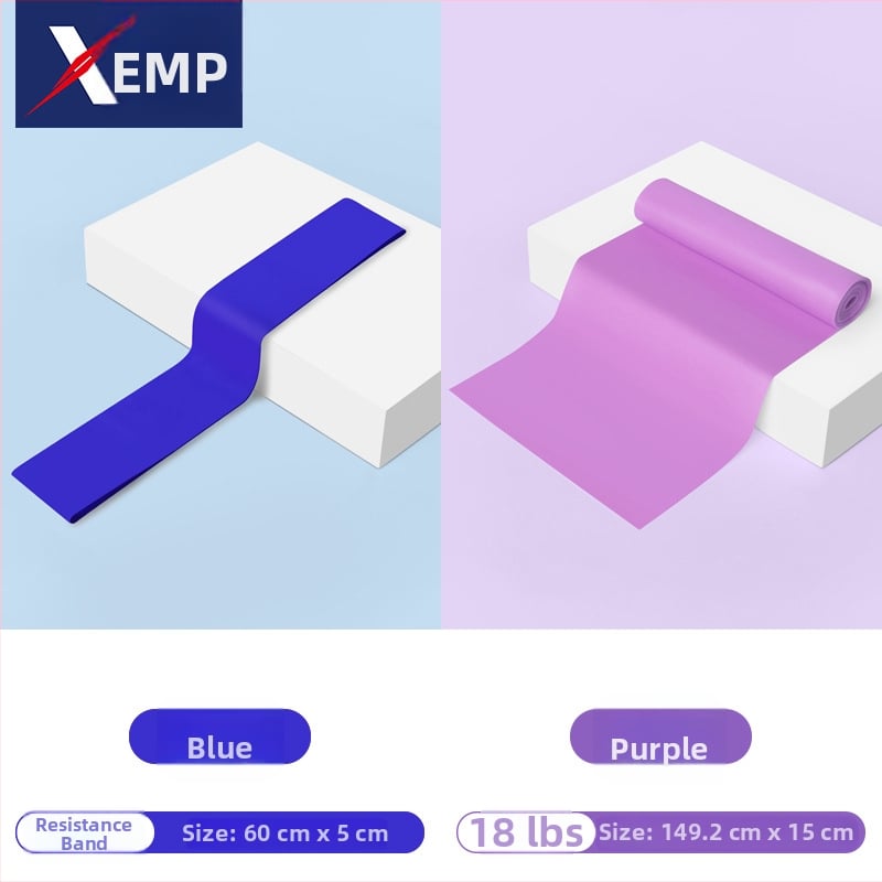 Shanpu A1V50 Elastinga atsparumo juosta kojų ištempimui, pečių ir nugaros treniruotės, krūtinės ir klubų treniruotės, jogos juosta
