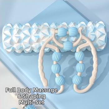 Putų volas jogos kolonai, žiedo formos blauzdos raumenų masažo volas, prekės ženklas Unique, medžiaga PP, importas: Ne