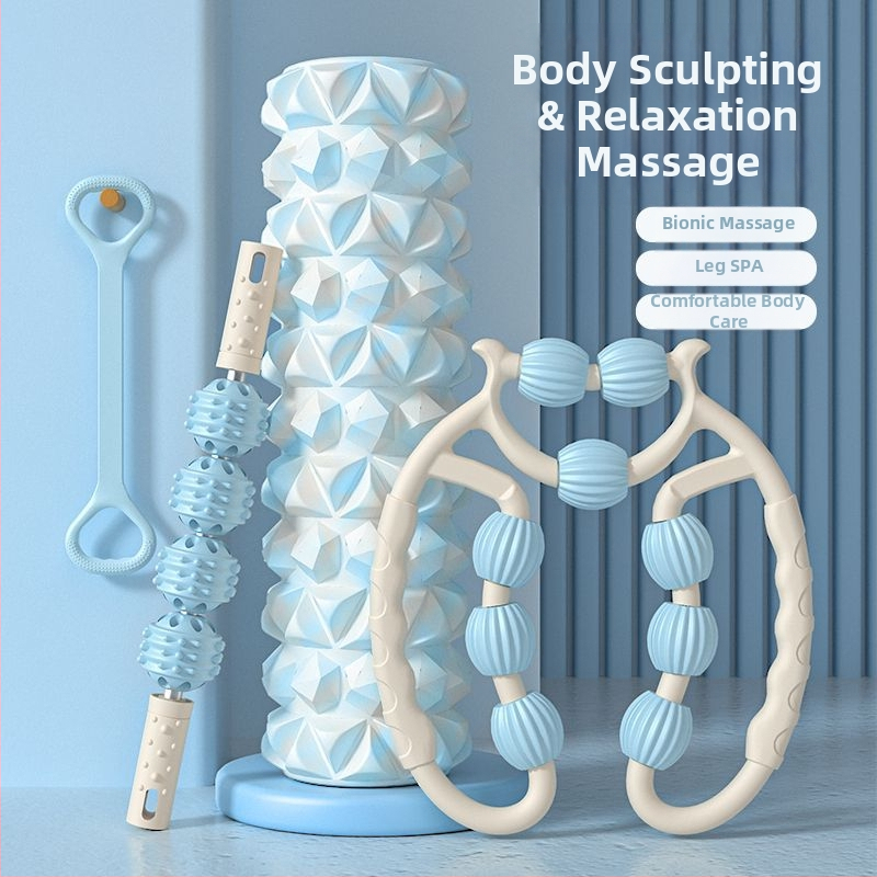 Penový valec na jogu – stĺp, prstenový masážny valec lýt, značka Unique, materiál PP, import: Nie