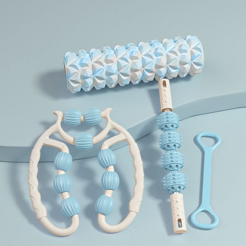 Putų volas jogos kolonai, žiedo formos blauzdos raumenų masažo volas, prekės ženklas Unique, medžiaga PP, importas: Ne