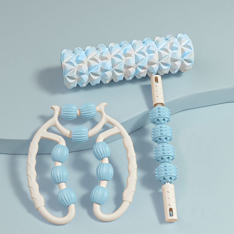 Putų volas jogos kolonai, žiedo formos blauzdos raumenų masažo volas, prekės ženklas Unique, medžiaga PP, importas: Ne