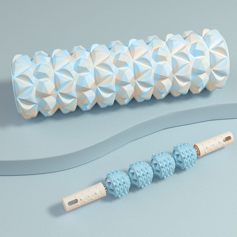 Putų volas jogos kolonai, žiedo formos blauzdos raumenų masažo volas, prekės ženklas Unique, medžiaga PP, importas: Ne