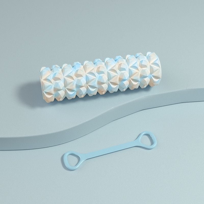 Putų volas jogos kolonai, žiedo formos blauzdos raumenų masažo volas, prekės ženklas Unique, medžiaga PP, importas: Ne