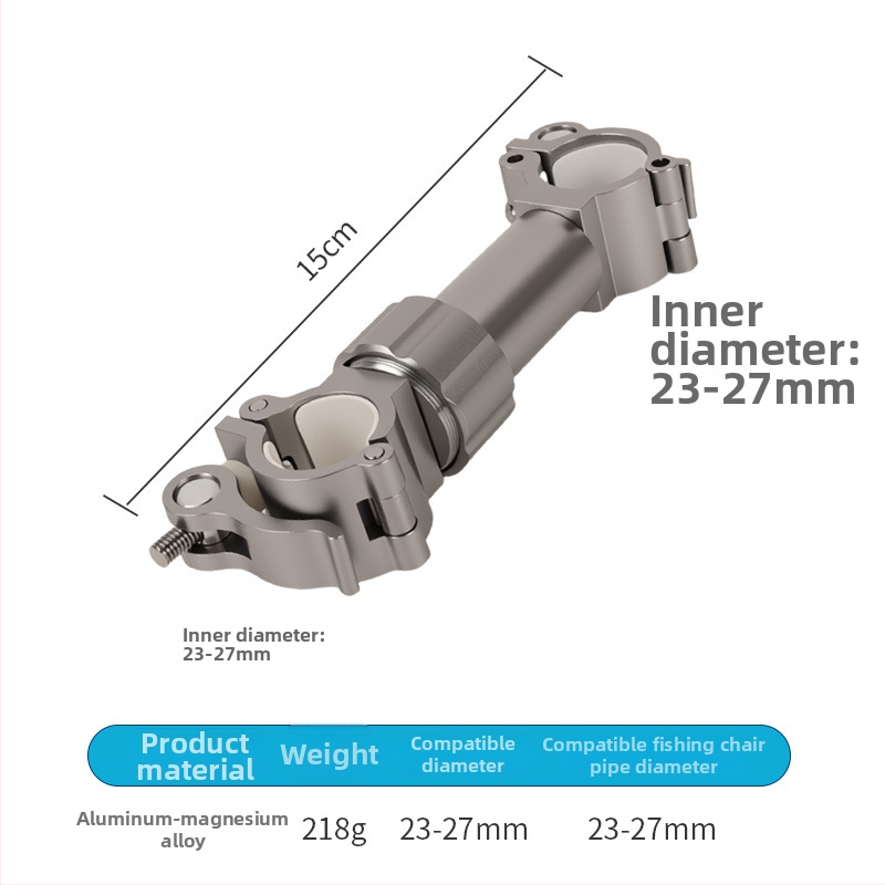 Turret držač za stolicu za ribolov - aluminijska legura, držač štapa, platforma