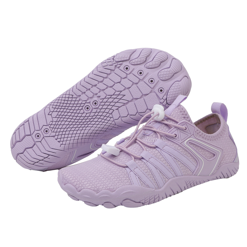 Обувки за речни преходи, унисекс, дишащи водни обувки с горна част от въздушен слой и антиплъзгаща гумена подметка, нисък профил