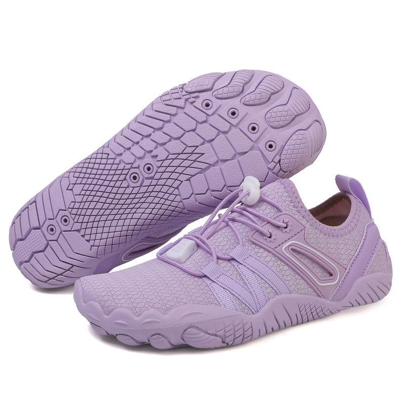 Обувки за речни преходи, унисекс, дишащи водни обувки с горна част от въздушен слой и антиплъзгаща гумена подметка, нисък профил