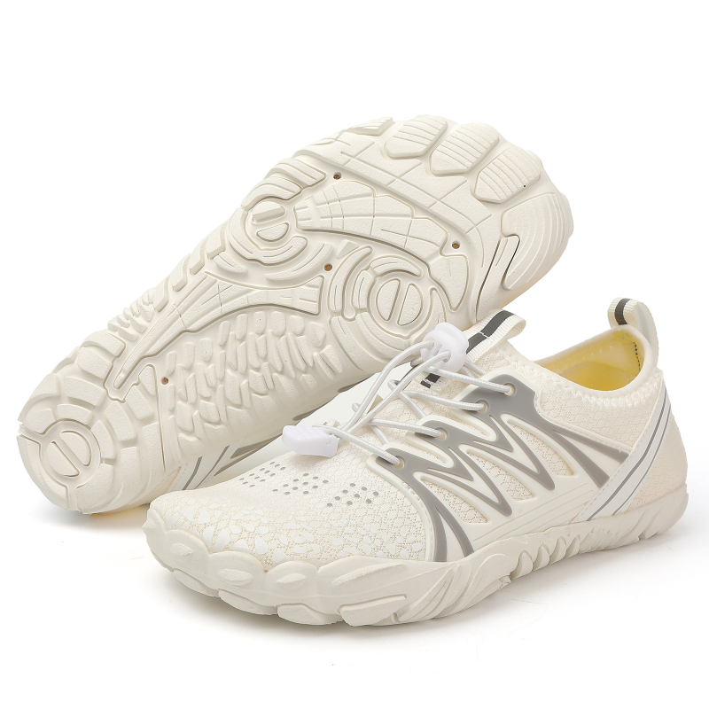 Обувки за речни преходи, унисекс, дишащи водни обувки с горна част от въздушен слой и антиплъзгаща гумена подметка, нисък профил