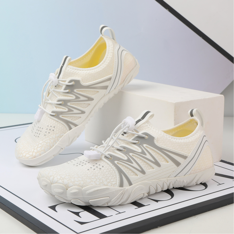 Обувки за речни преходи, унисекс, дишащи водни обувки с горна част от въздушен слой и антиплъзгаща гумена подметка, нисък профил