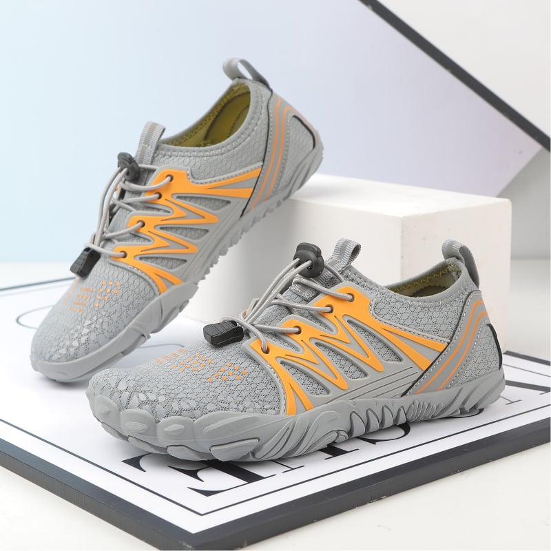 Обувки за речни преходи, унисекс, дишащи водни обувки с горна част от въздушен слой и антиплъзгаща гумена подметка, нисък профил