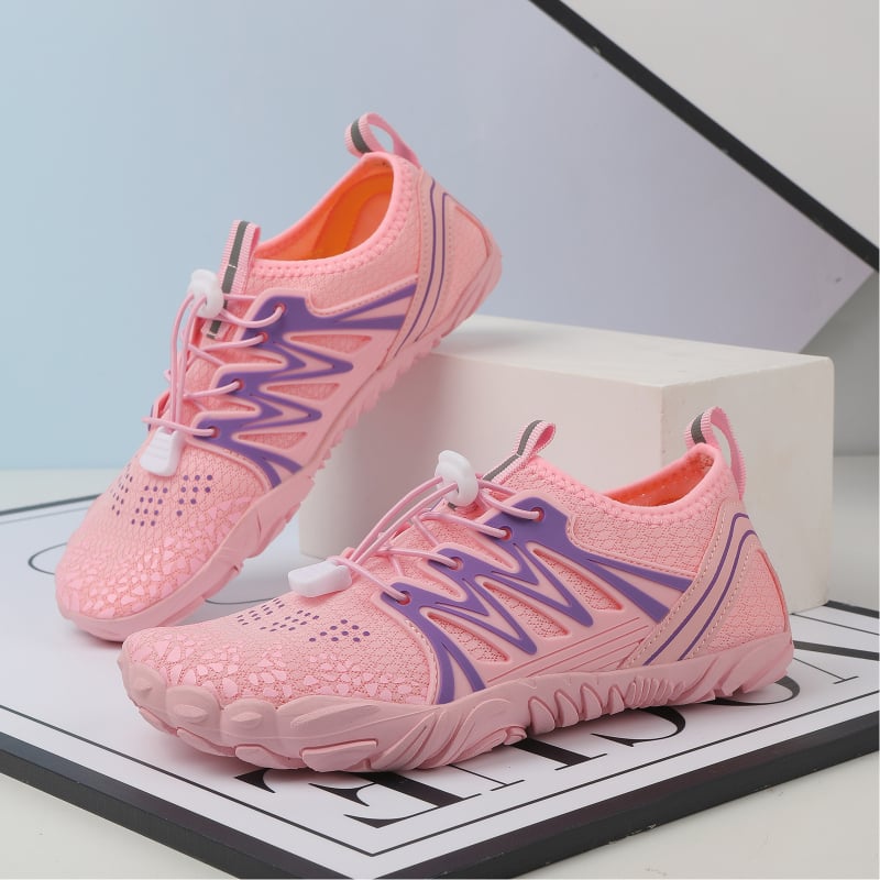 Обувки за речни преходи, унисекс, дишащи водни обувки с горна част от въздушен слой и антиплъзгаща гумена подметка, нисък профил