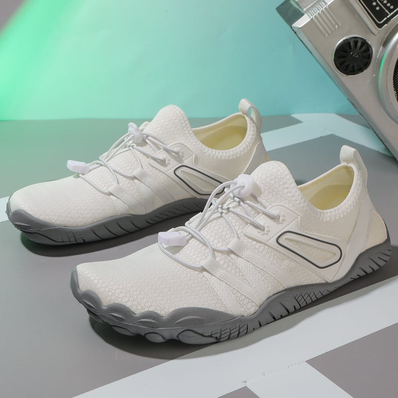 Обувки за речни преходи, унисекс, дишащи водни обувки с горна част от въздушен слой и антиплъзгаща гумена подметка, нисък профил