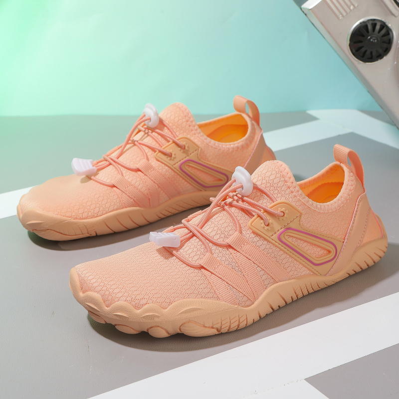 Обувки за речни преходи, унисекс, дишащи водни обувки с горна част от въздушен слой и антиплъзгаща гумена подметка, нисък профил