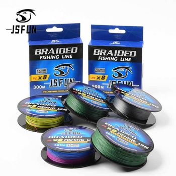 Glavna linija PE, duljina 300–500 m, konstrukcija od 8 i 4 vlakna, visoka čvrstoća, otporna na habanje, za morski ribolov i bacanje