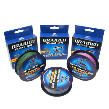 Glavna linija PE, duljina 300–500 m, konstrukcija od 8 i 4 vlakna, visoka čvrstoća, otporna na habanje, za morski ribolov i bacanje