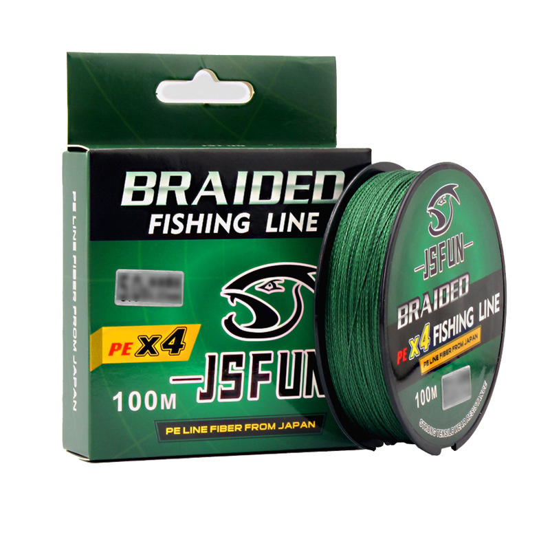 Glavna linija PE, duljina 300–500 m, konstrukcija od 8 i 4 vlakna, visoka čvrstoća, otporna na habanje, za morski ribolov i bacanje