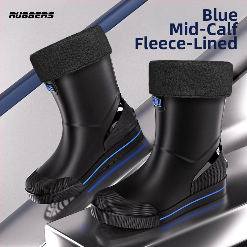 Meeste lühikesed vihmasaapad, veekindlad, libisemiskindlad, kulumiskindlad, sobivad kõigile aastaaegadele