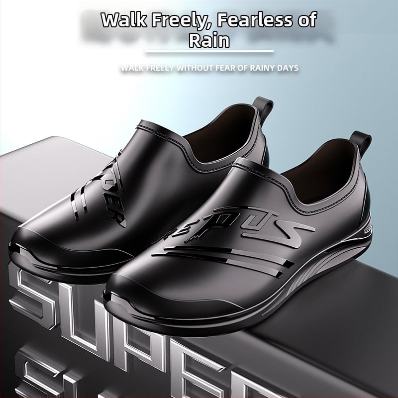 Meeste lühikesed vihmasaapad, veekindlad, libisemiskindlad, kulumiskindlad, sobivad kõigile aastaaegadele