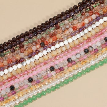Jinghui DIY pleteni set perli — prirodni kristali, zlatovlasni kristal, citrin i druge perle za poluproizvode nakita