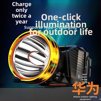 Φακός κεφαλής 985 – μπαταρία 18650, αδιάβροχος, εμβέλεια δέσμης 1000 m, αυτονομία 24 ωρών