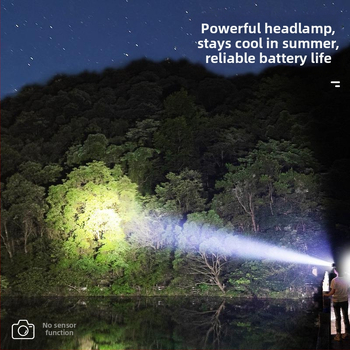 Φακός κεφαλής 985 – μπαταρία 18650, αδιάβροχος, εμβέλεια δέσμης 1000 m, αυτονομία 24 ωρών