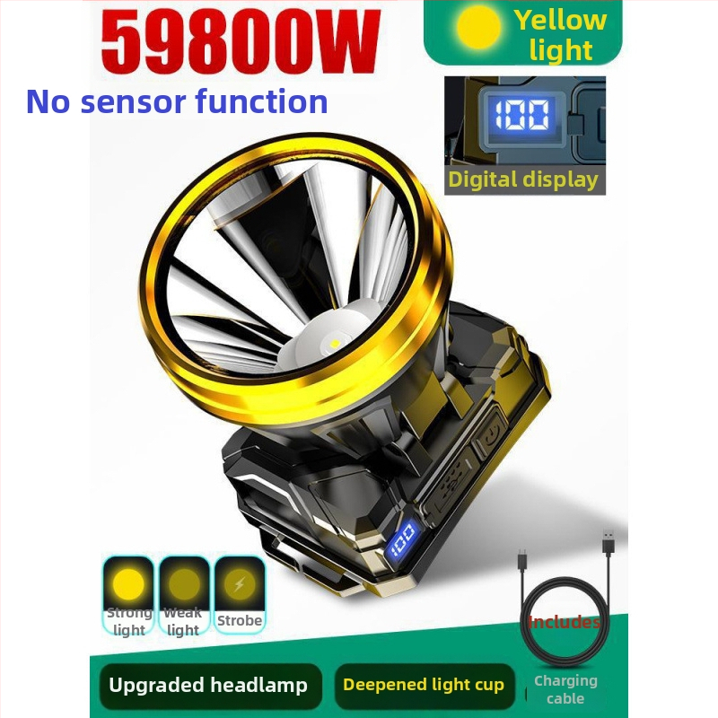 Φακός κεφαλής 985 – μπαταρία 18650, αδιάβροχος, εμβέλεια δέσμης 1000 m, αυτονομία 24 ωρών