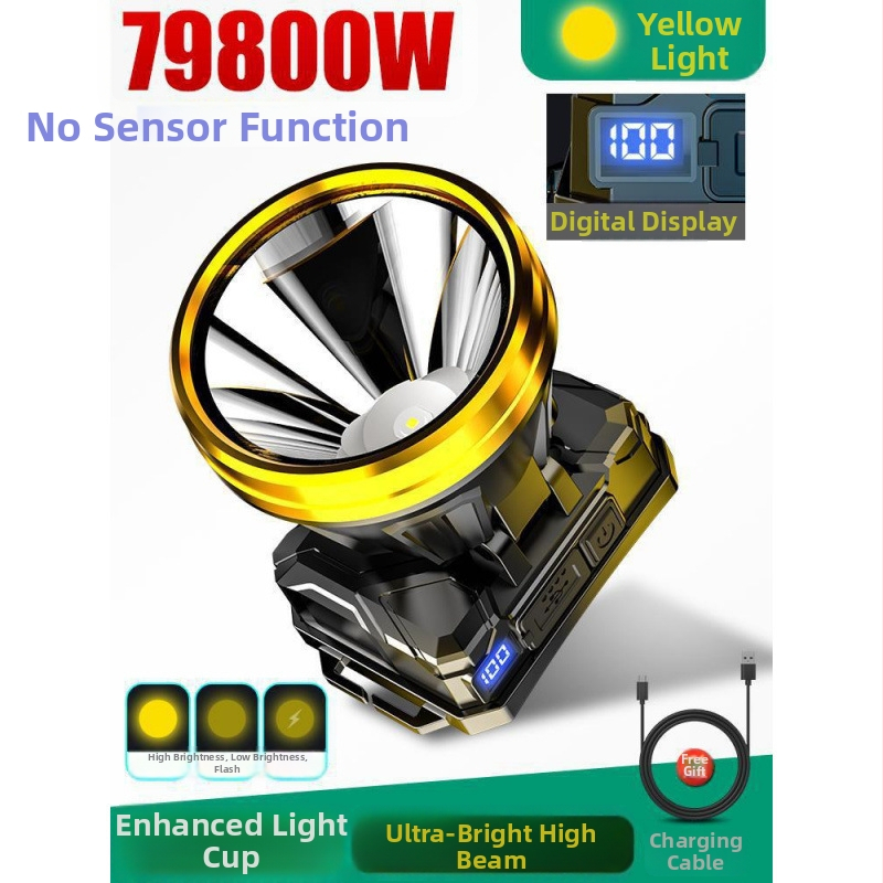 Φακός κεφαλής 985 – μπαταρία 18650, αδιάβροχος, εμβέλεια δέσμης 1000 m, αυτονομία 24 ωρών