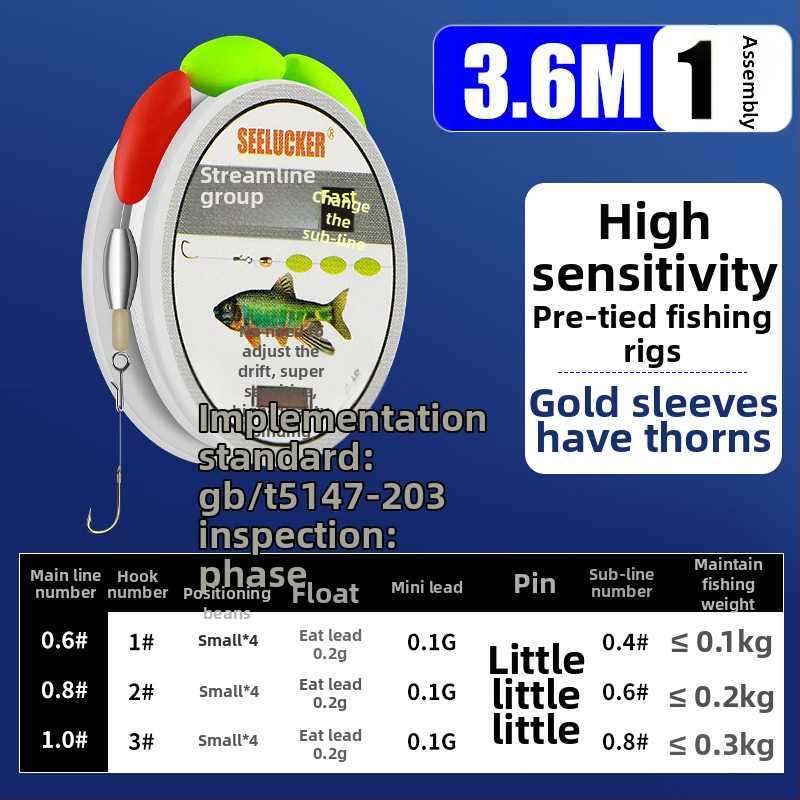 Set za ribolov za potok, karbonska žica, duljina 1 m, za ribolov u potoku