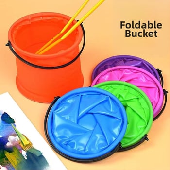 Детска преносима сгъваема кофа за риболов – компактна телескопична кофа за открито, от Oxford плат (Материал: пластмаса; Произход: Континент; Категория: Играчки над 14; Приложима възраст: 15–35)