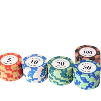 Texas Hold’em poker set čipova - visokokvalitetni ABS čipovi, dvostrano-strani tokeni za poker sobe i mahjong dvorane