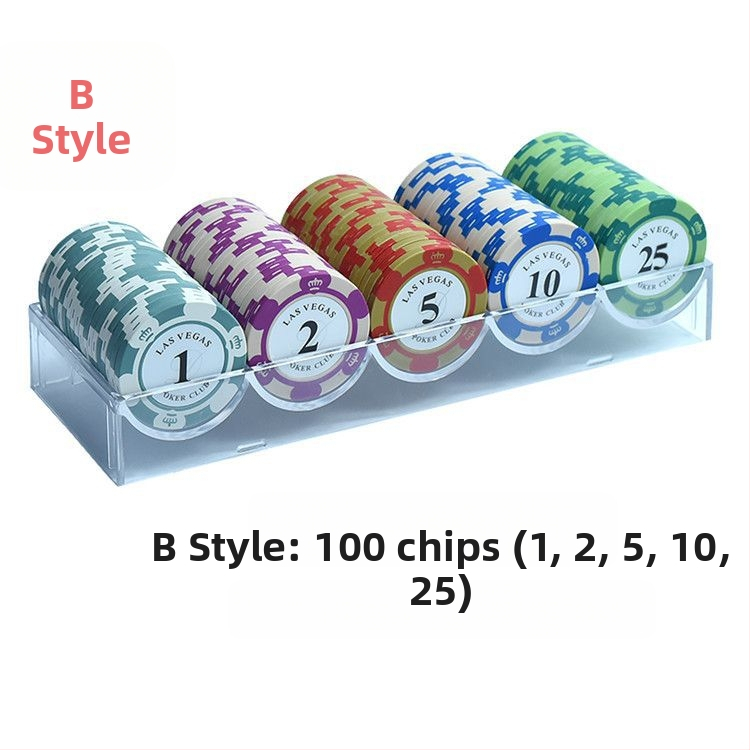 Texas Hold’em poker set čipova - visokokvalitetni ABS čipovi, dvostrano-strani tokeni za poker sobe i mahjong dvorane