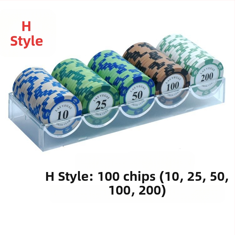 Texas Hold’em poker set čipova - visokokvalitetni ABS čipovi, dvostrano-strani tokeni za poker sobe i mahjong dvorane