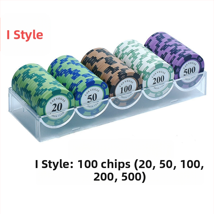 Texas Hold’em poker set čipova - visokokvalitetni ABS čipovi, dvostrano-strani tokeni za poker sobe i mahjong dvorane