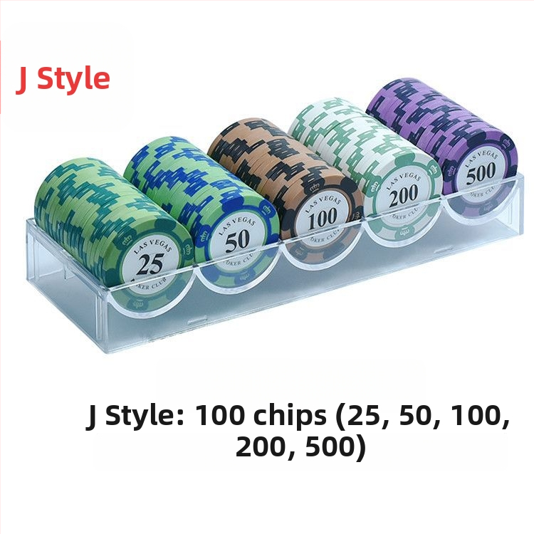 Texas Hold’em poker set čipova - visokokvalitetni ABS čipovi, dvostrano-strani tokeni za poker sobe i mahjong dvorane