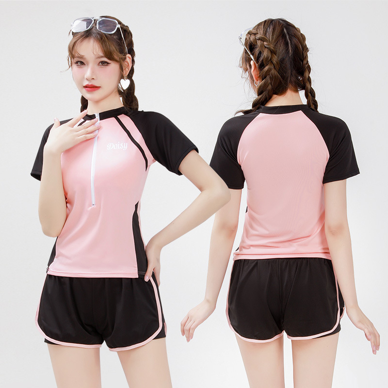 Moteriški dviejų dalių maudymosi kostiumėlis, aukštos juosmens linija, krūties pagalvėlė, poliesteris, pamušalas, 263 g