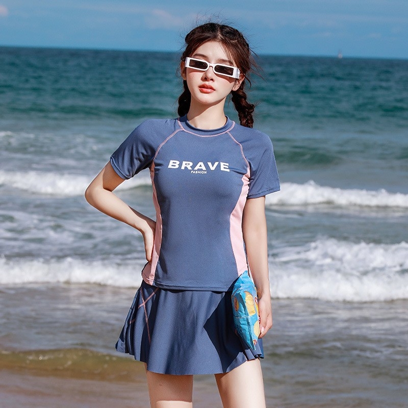 Moteriški dviejų dalių maudymosi kostiumėlis, aukštos juosmens linija, krūties pagalvėlė, poliesteris, pamušalas, 263 g