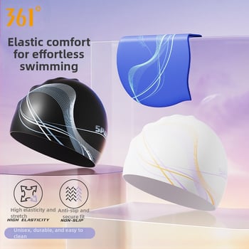 Κολυμβητικό καπάκι από σιλικόνη, 361, για ενήλικες, μονόχρωμο