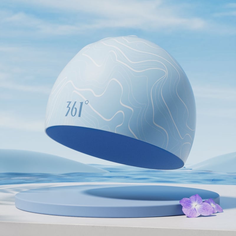 Κολυμβητικό καπάκι από σιλικόνη, 361, για ενήλικες, μονόχρωμο