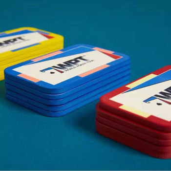 Poker čipovi tokene, kvadratni blok dizajn, brend JoieCasino Qiao Yue, materijal visokodenzitetni polimerni kompozit, za šah i kartične igre
