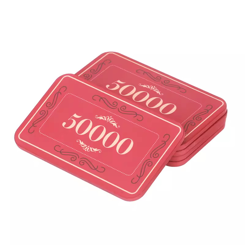 Poker čipovi tokene, kvadratni blok dizajn, brend JoieCasino Qiao Yue, materijal visokodenzitetni polimerni kompozit, za šah i kartične igre