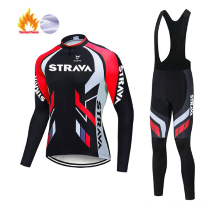 Unisex dviračių kelnių su petnešomis, fliso įdaila, šilta žiemai