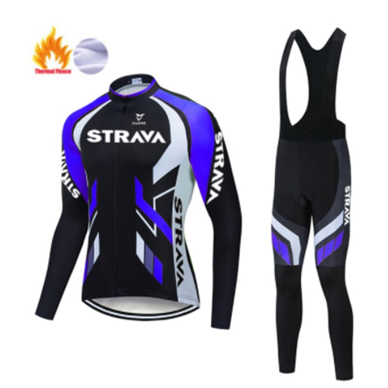 Unisex dviračių kelnių su petnešomis, fliso įdaila, šilta žiemai