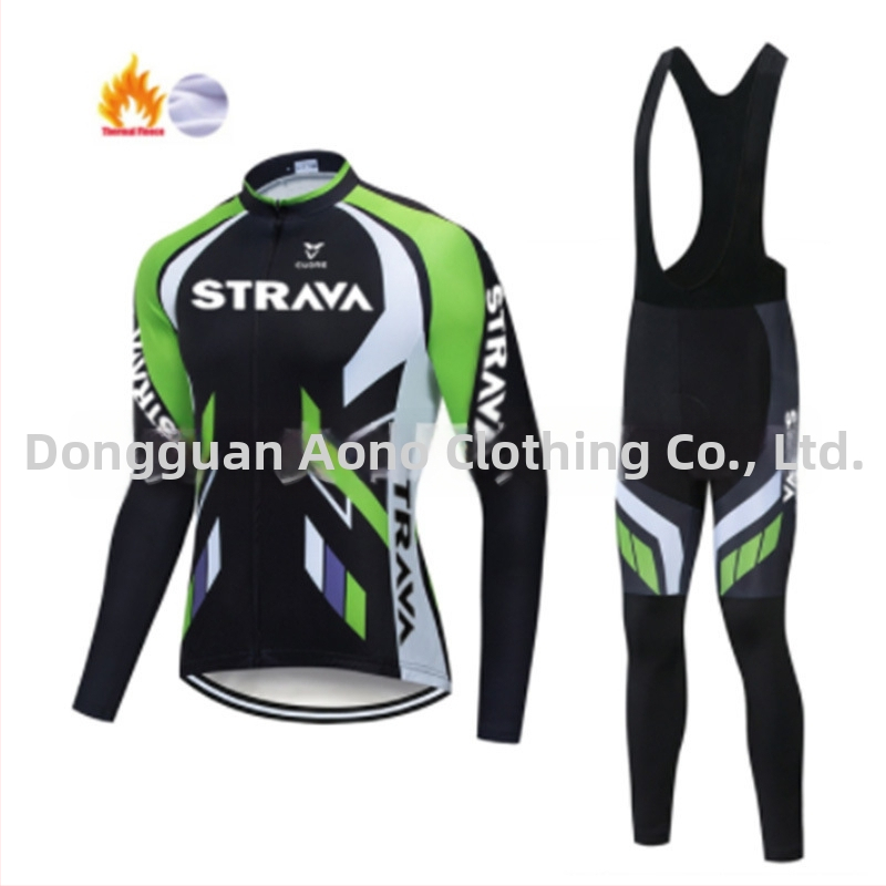 Unisex dviračių kelnių su petnešomis, fliso įdaila, šilta žiemai