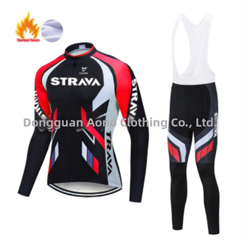 Unisex dviračių kelnių su petnešomis, fliso įdaila, šilta žiemai