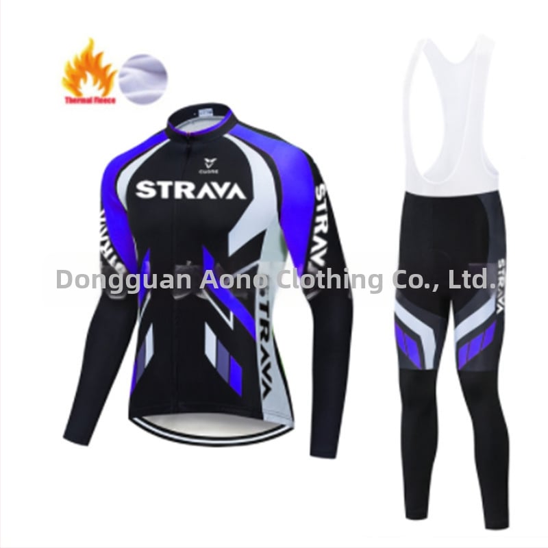 Unisex dviračių kelnių su petnešomis, fliso įdaila, šilta žiemai