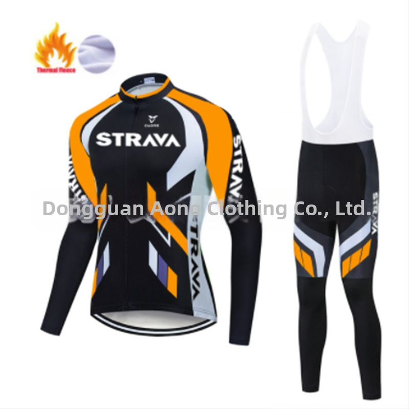 Unisex dviračių kelnių su petnešomis, fliso įdaila, šilta žiemai