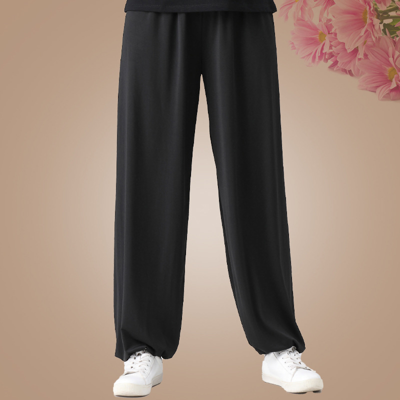 Unisex set Tai Chi odjeće - tkanina od 85% pamuka, podstava od pamuka 85%, jednobojni uzorak, fitness i plesna odjeća za proljeće-ljeto