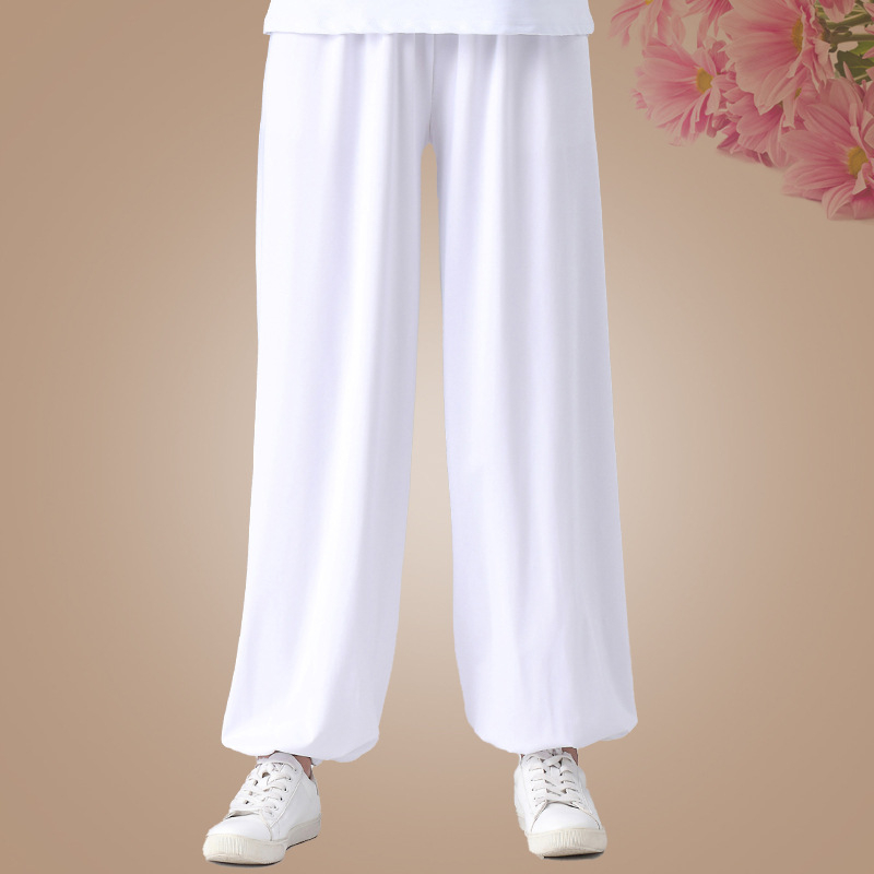 Unisex set Tai Chi odjeće - tkanina od 85% pamuka, podstava od pamuka 85%, jednobojni uzorak, fitness i plesna odjeća za proljeće-ljeto