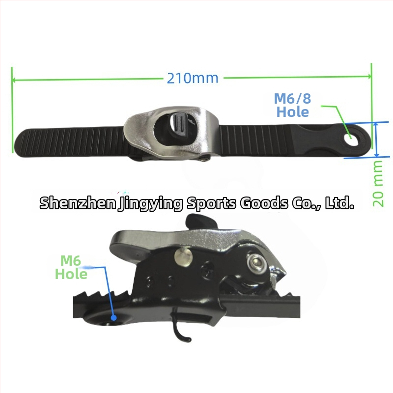 Príslušenstvo pre kolieskové korčule: zapínanie s ozubeným pásom, ozubený pás, spona na ploché topánky — Značka JINGYING, Sezóna 2024-1